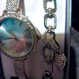 New Ladies watch and matching bracelet